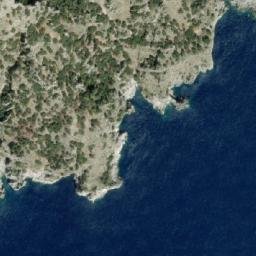 Satellite imagery of Cape Kapnia, TR