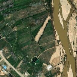 Satellite imagery of Behestān Castle, IR