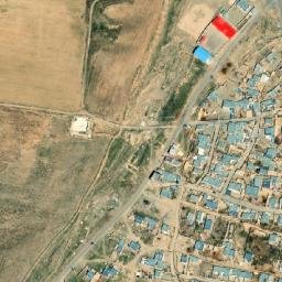 Satellite imagery of Behestān Castle, IR