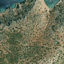 Satellite imagery of Cape Lontano, GR