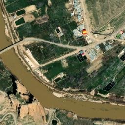 Satellite imagery of Behestān Castle, IR