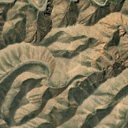 Satellite imagery of Behestān Castle, IR