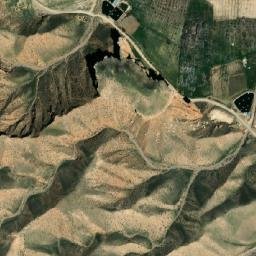 Satellite imagery of Behestān Castle, IR