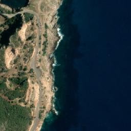 Satellite imagery of Pointe du Four, DZ