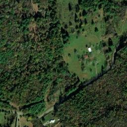 Satellite imagery of Wolfpen Ridge, US