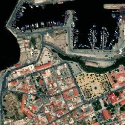 Satellite imagery of Cape Cherchel, DZ