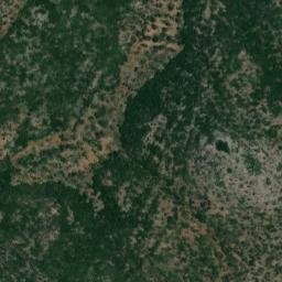 Satellite imagery of Kastania Cave, GR