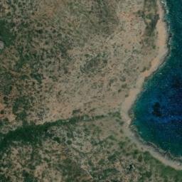 Satellite imagery of Kastania Cave, GR