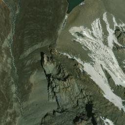 Satellite imagery of cairn, PK