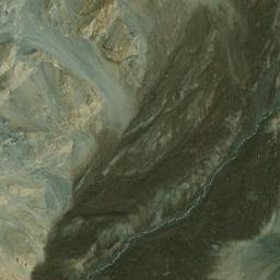 Satellite imagery of cairn, PK