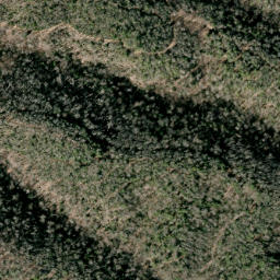 Satellite imagery of Tennessee Valley Divide, US