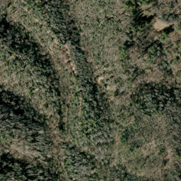 Satellite imagery of Tennessee Valley Divide, US