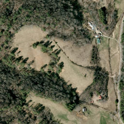Satellite imagery of Tennessee Valley Divide, US