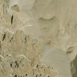 Satellite imagery of cairn, PK