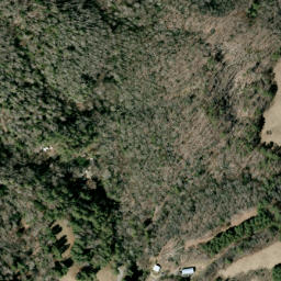 Satellite imagery of Tennessee Valley Divide, US