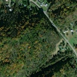 Satellite imagery of Marble Hall Mansion (demolished), US