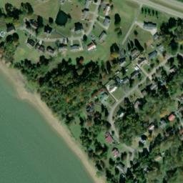 Satellite imagery of Marble Hall Mansion (demolished), US