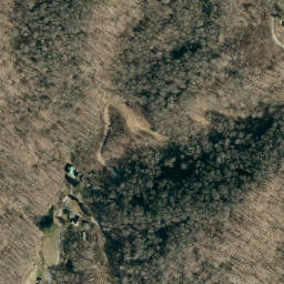 Satellite imagery of Frozenhead Ridge, US