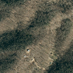 Satellite imagery of Frozenhead Ridge, US