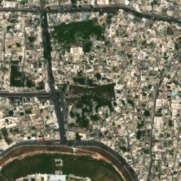 Satellite imagery of Qal‘at Ḩalab, SY