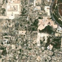 Satellite imagery of Qal‘at Ḩalab, SY