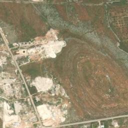 Satellite imagery of Z̧ahrat as Sa‘dānah, SY