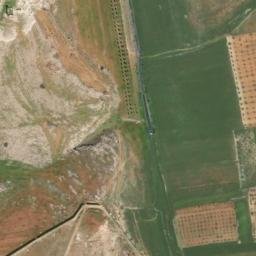 Satellite imagery of Z̧ahrat as Sa‘dānah, SY