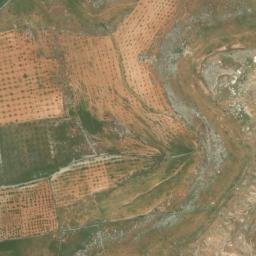 Satellite imagery of Z̧ahrat as Sa‘dānah, SY