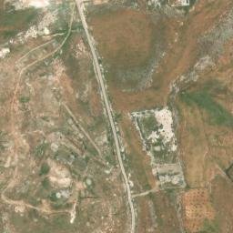 Satellite imagery of Z̧ahrat as Sa‘dānah, SY