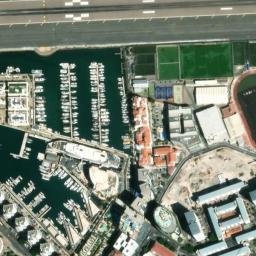 Satellite imagery of Moorish Castle, GI