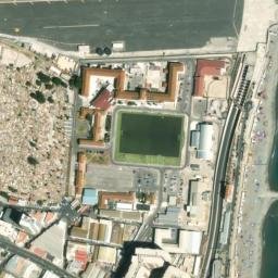 Satellite imagery of Moorish Castle, GI