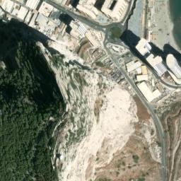 Satellite imagery of Moorish Castle, GI