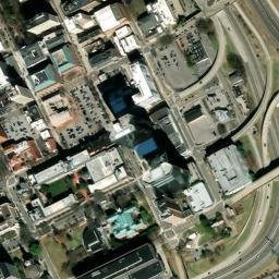 Satellite imagery of William Blount Mansion, US