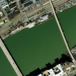 Satellite imagery of William Blount Mansion, US
