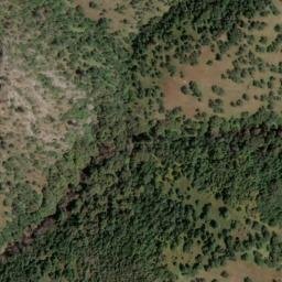 Satellite imagery of Devils Thumb, US