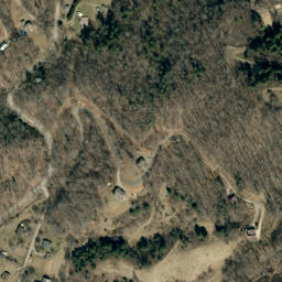 Satellite imagery of Bald Knob Ridge, US