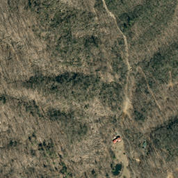 Satellite imagery of Bald Knob Ridge, US