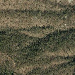 Satellite imagery of Brown Mountain Ridge, US
