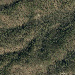 Satellite imagery of Brown Mountain Ridge, US