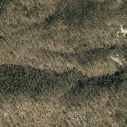 Satellite imagery of Brown Mountain Ridge, US