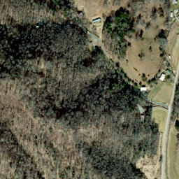 Satellite imagery of Turkeypen Ridge, US