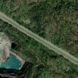 Satellite imagery of Causby Gneiss Quarry, US