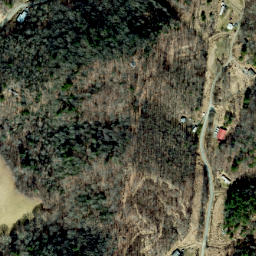 Satellite imagery of Dan Knob Ridge, US