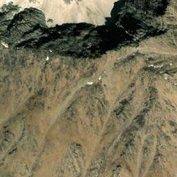Satellite imagery of Kōh-e Jānay, AF