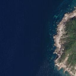 Satellite imagery of Kotte-saki, JP