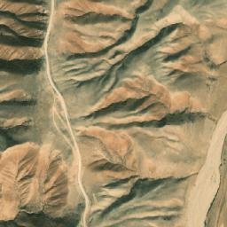 Satellite imagery of Kōh-e Ḩājī Kushtah, AF