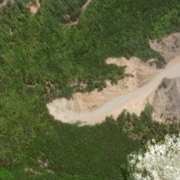 Satellite imagery of cairn, JP