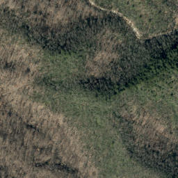 Satellite imagery of Heartbreak Ridge, US