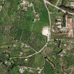 Satellite imagery of Ḩarf ash Shammūţ, SY