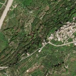 Satellite imagery of Ḩarf ash Shammūţ, SY